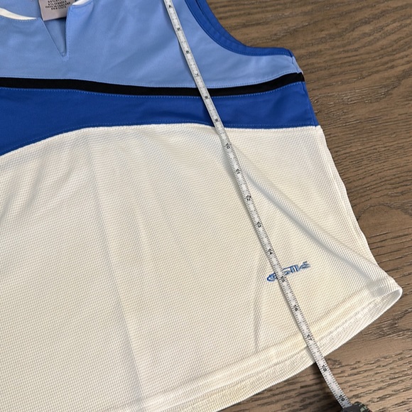 Bolle’ Blue White Retro Tennis Tank Top - Picture 5 of 5